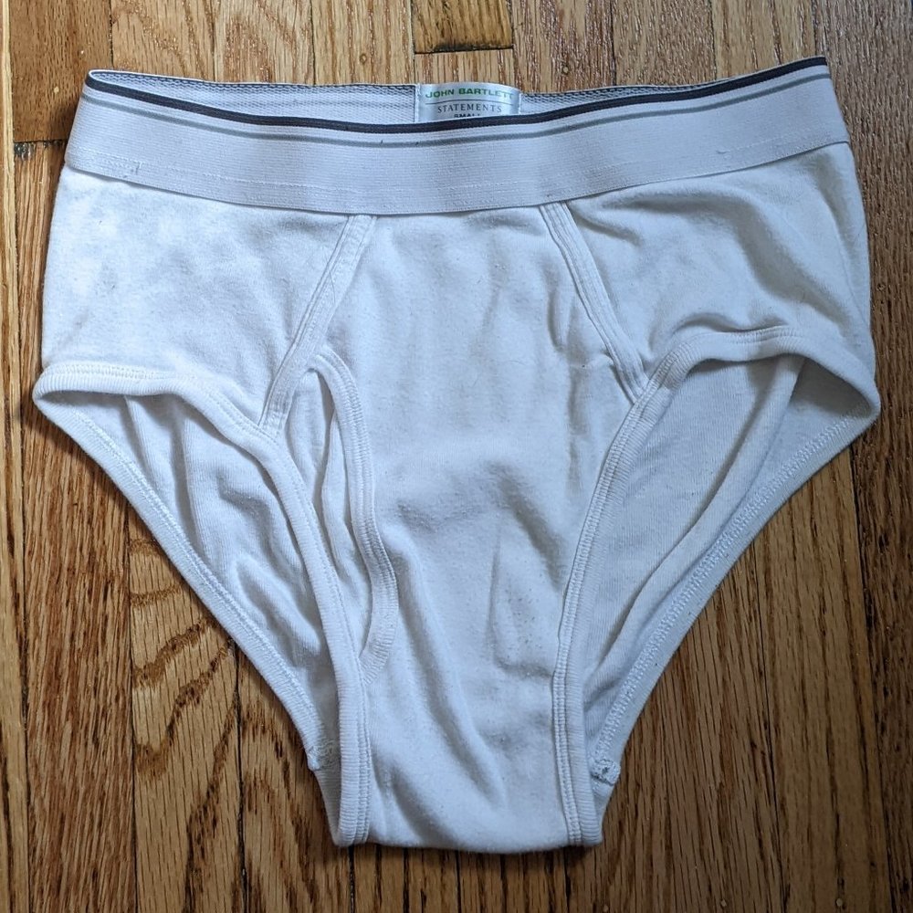 John Bartlett White Briefs 4 Pairs Size S